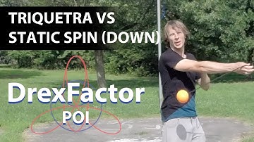 Poi Tutorial: Triquetra vs Static Spin (Down)