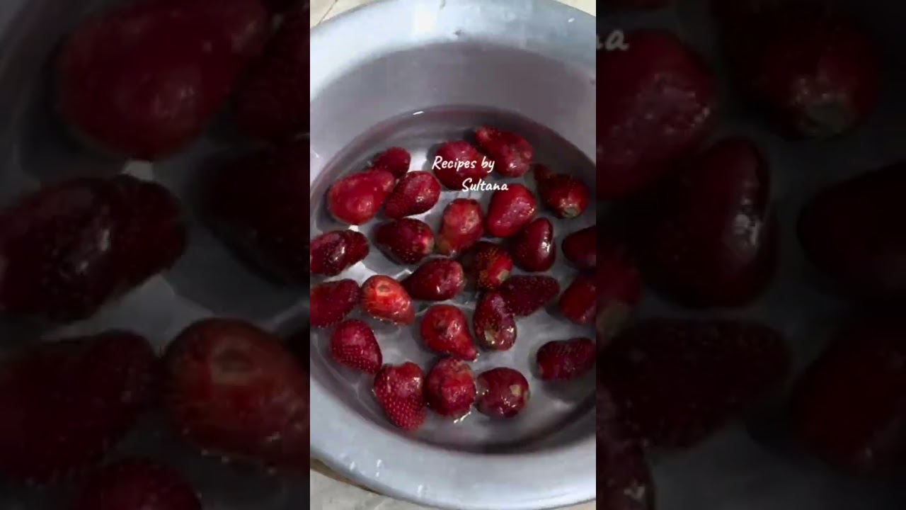 স্ট্রবেরি মিল্কশেক রেসিপি 👌 Summer Fruit Drink Recipe