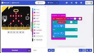 micro:bit and MakeCode - Use If-Then-Else Logic to Control the Display