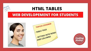 HTML TABLES || WEB DEVELOPEMENT FOR STUDENTS | WEB LAB PART-06
