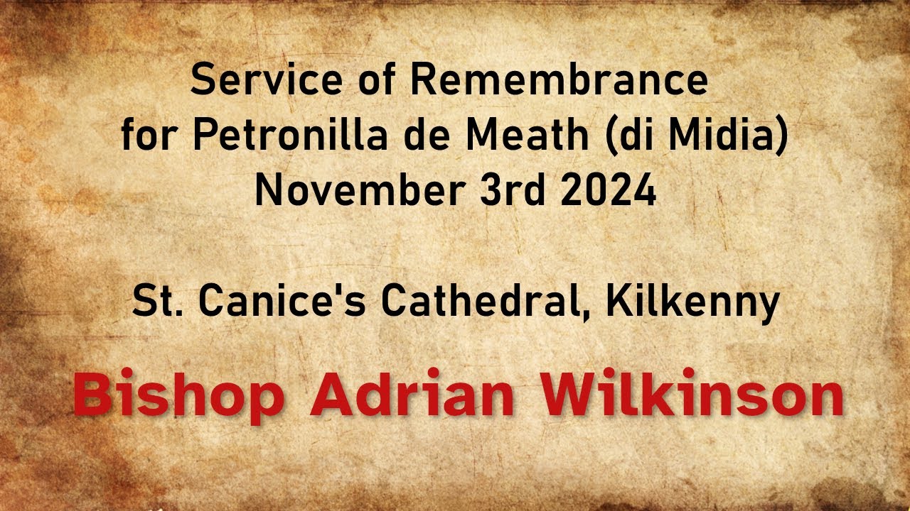 Service of remembrance: Bishop Wilkinson's Address