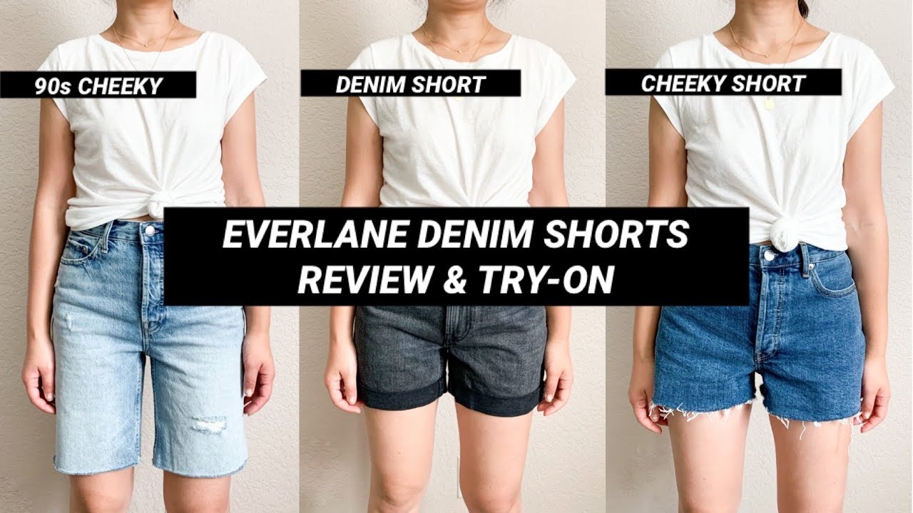 everlane jean shorts