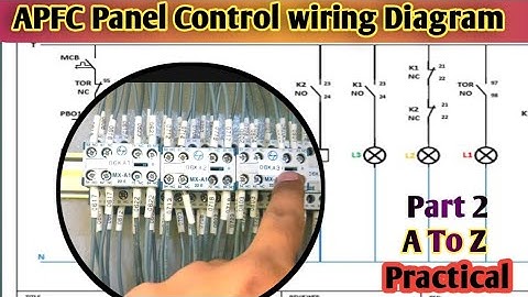 APFC Panel Control wiring With Practical Part 2  ll A2Z ll PF 0.8 to 1 control #apfc #powerfactor