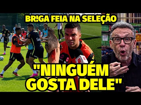 “MOLEQUE DO CARAMBA… NINGUÉM QUER ELE AQUI” O NOVO CONFLITO GENERALIZADO NO TREINO DA SELEÇÃO