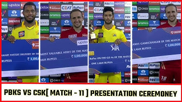 IPL 2022 Award Ceremony | Pbks Vs Csk Presentation Ceremony | Pbks Vs Csk Post Match Presentation