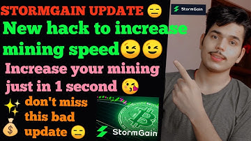 stormgain mining speed hack | how to increase mining speed in stormgain | stormgain trading 2022 |
