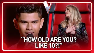 Wow! NOBODY believed this singer is 16 years old on The Voice | Journey #278