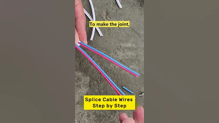 How to Make Staggered Splices of Electrical Wires | Staggered Splicing #howto #connection #wiring