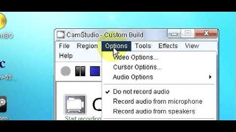 How to make Camstudio follow and record your mouse or cursor