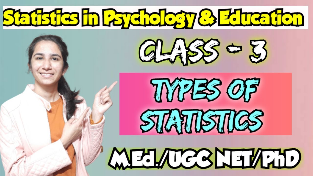 Class-3 Types of Statistics Descriptive/Inferential/Parametric/Non-Parametric @InculcateLearning