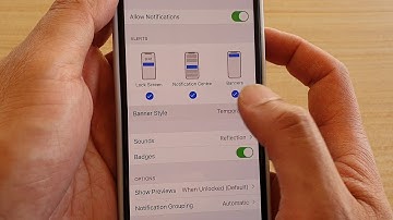 iPhone 11 Pro: How to Change Facetime Notification Banner Style to Persistent / Temporary