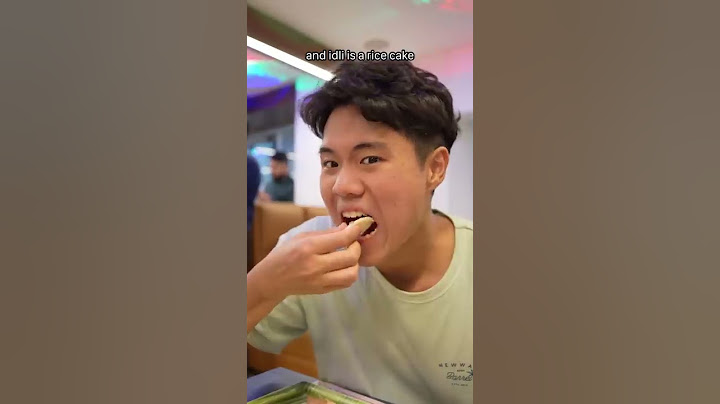 Korean tries South Indian Breakfast for the first time