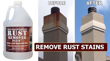 How To Remove Rust Stains From Concrete and Any Surface with Rust Remover Plus