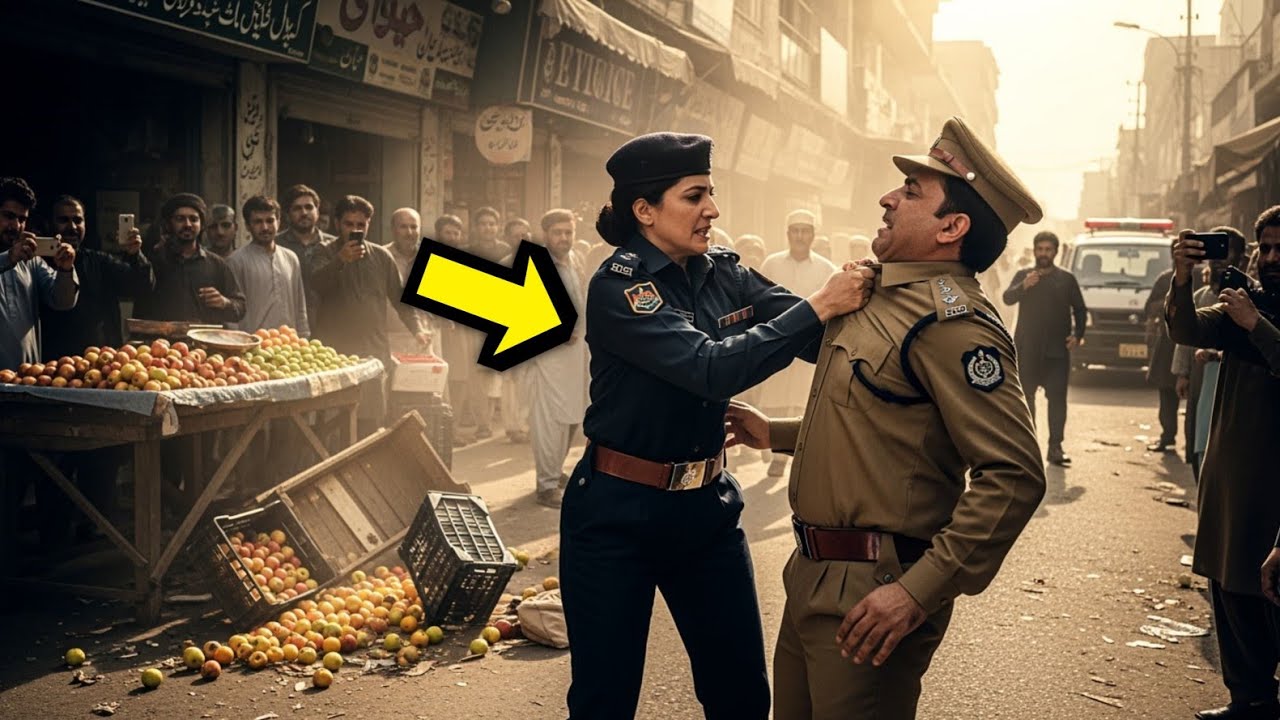 “SP ম্যাডাম ইন অ্যাকশন 💥 ফল বিক্রেতার অপমানের জবাব দিলেন এসপি ম্যাডাম 💪 লাহোর কাঁপলো!” | SOTTO