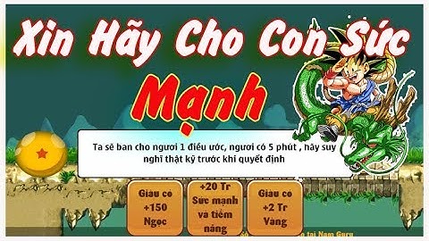 Ngọc Rồng Online - Lần Gọi Rồng Thần Lần Đầu Tiên Của MynLegend - Team Myn