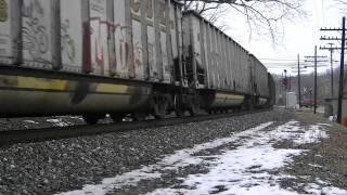 CSX U878 east at Bridgeport West Virginia