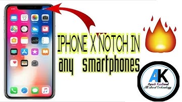 Get iPhone X Notch in any smartphone ||no root||really with proof