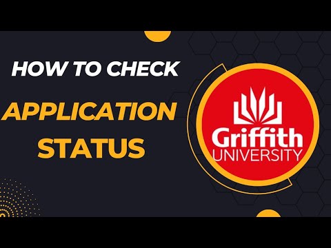 Griffith University Australia| application status check - YouTube