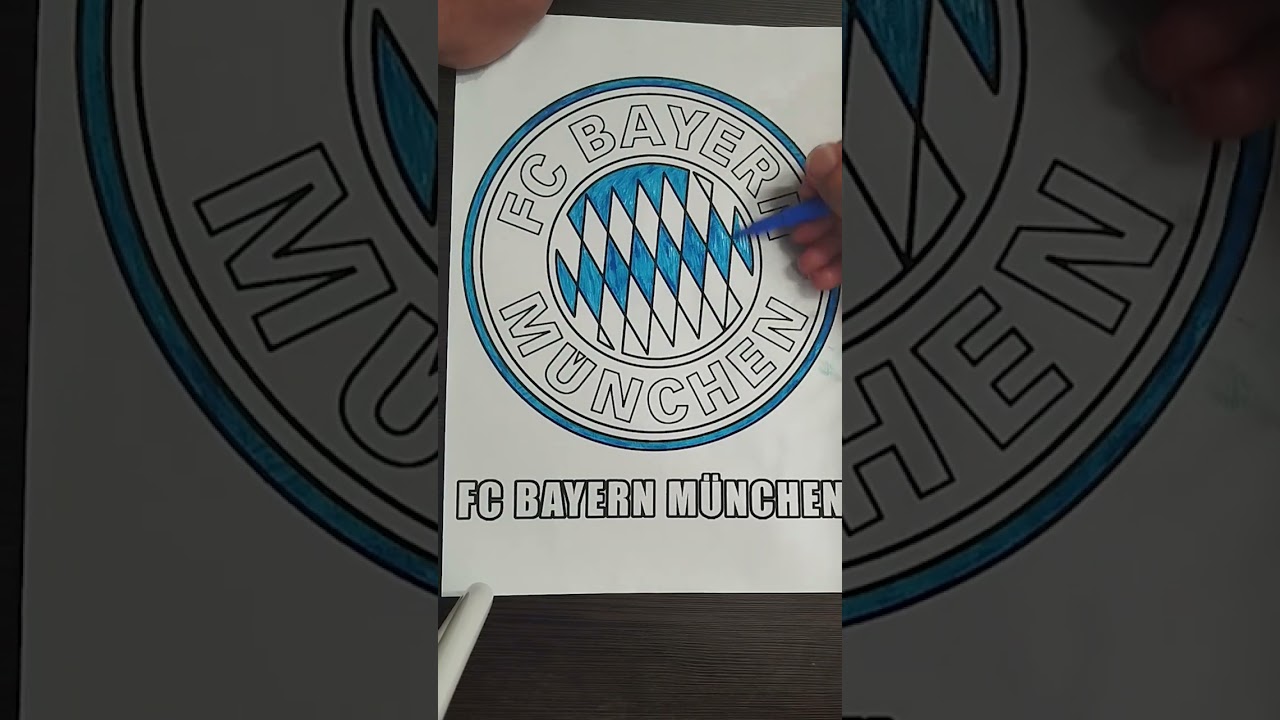 Bayern Munich logo colouring 🔥 