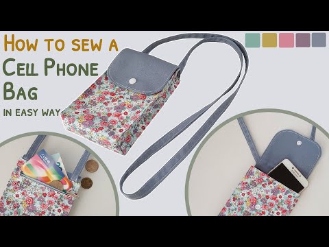 Sew Many Creations- Charlotte Cell Phone Bag – Paper Pattern – My Handmade  Space