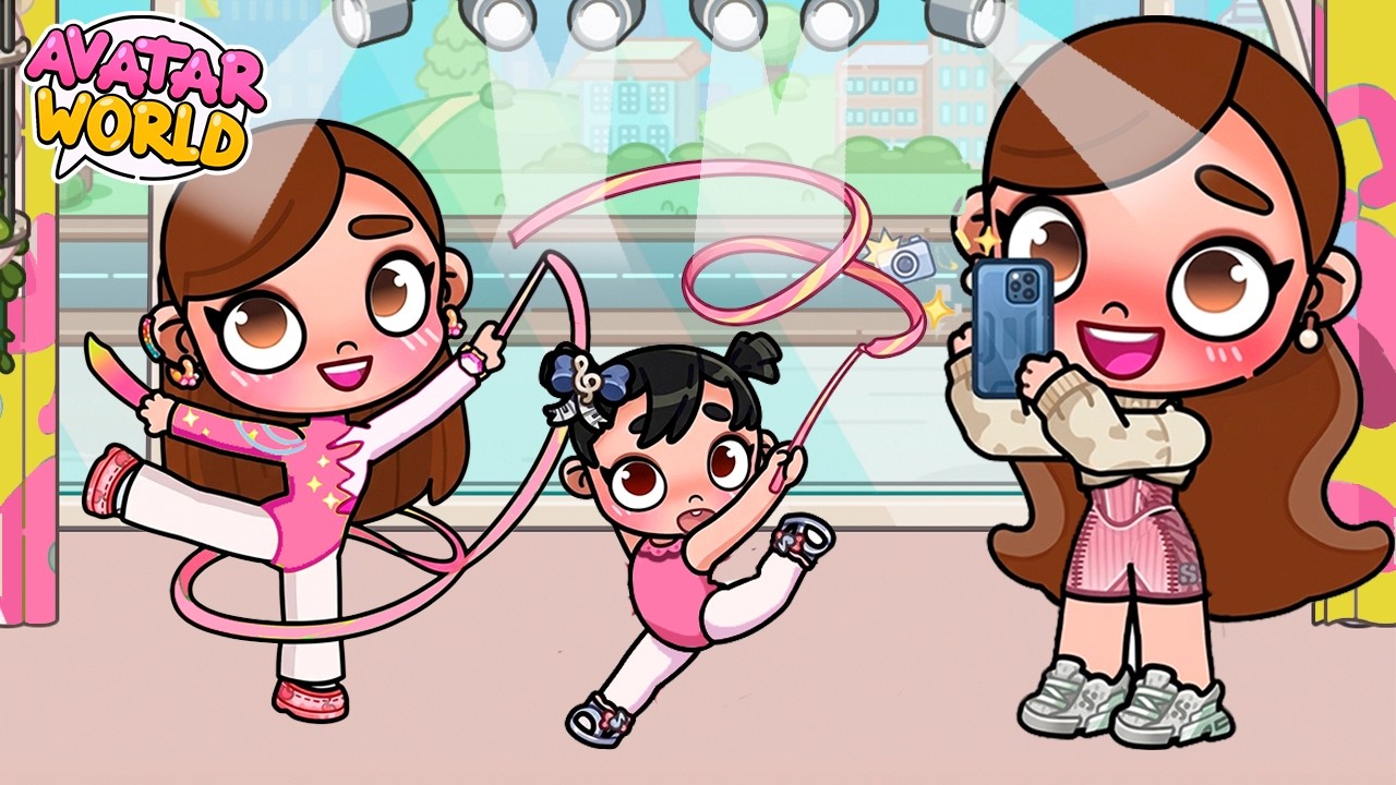 Mis Hijas VAN a su PRIMERA CLASE de Gimnasia Ritmica 🤸‍♀️ en Avatar World