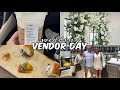 VLOG: Wedding Vendor Day + Sneak Peak of Wedding Venue