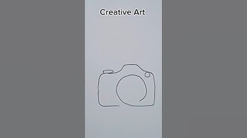 camera drawing | Digital Camera Drawing |  |creative art wb