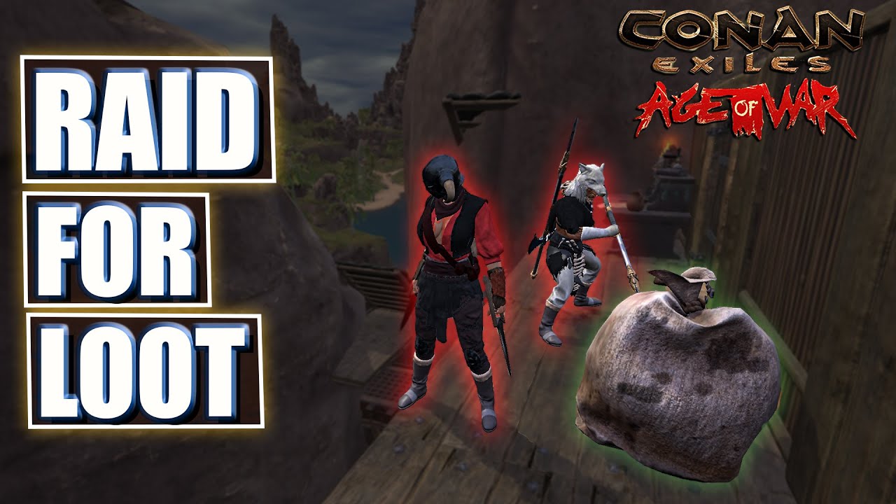 Poor Become Rich-Raidng For Loot With Limited Bombs Start Of Server:Conan Exiles Raid &Pvp Chapter 3