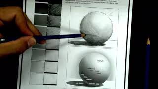 shading in graphite - worksheet