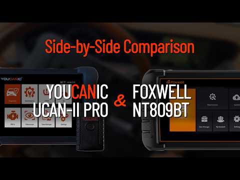 YOUCANIC UCAN-II-D vs Foxwell NT809BT: They Are NOT the Same Scanner