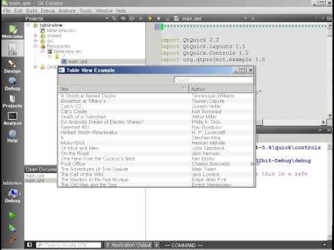 QML TableView VScroll