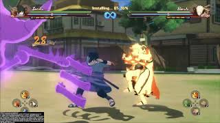 sasuke (ems) 45 hit combo ( ultimate ninja storm 4 )