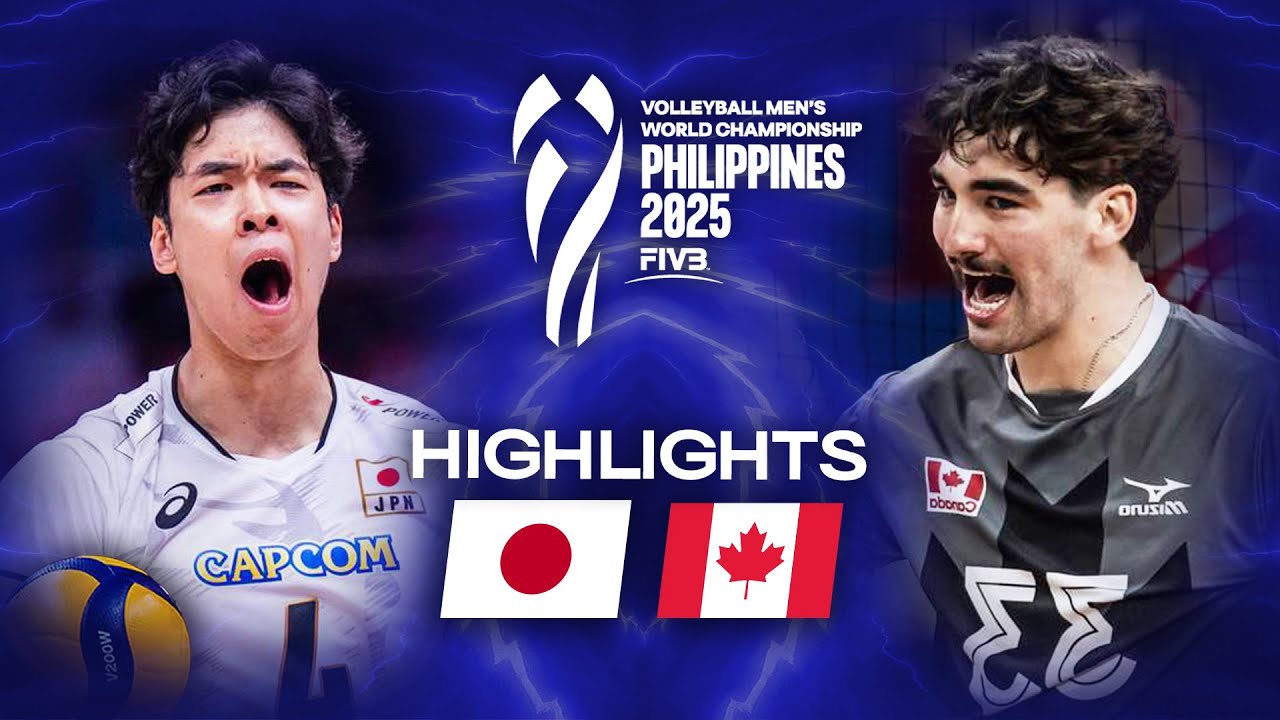 Japan 🇯🇵 vs. Canada 🇨🇦 - Highlights | Men's World Championships 2025