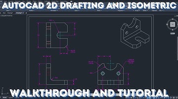 Complete AutoCAD Video with Isometric #autocad #inventor #solidworks #autodesk #cad