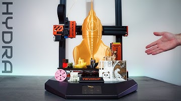 Tevoup Hydra - 3D Printer + Laser - Unbox & Setup