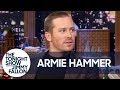 Armie Hammer Shaves His Head Backstage Before His Interview with Jimmy