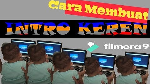 cara membuat video teks di filmora || tutorial filmora edit intro