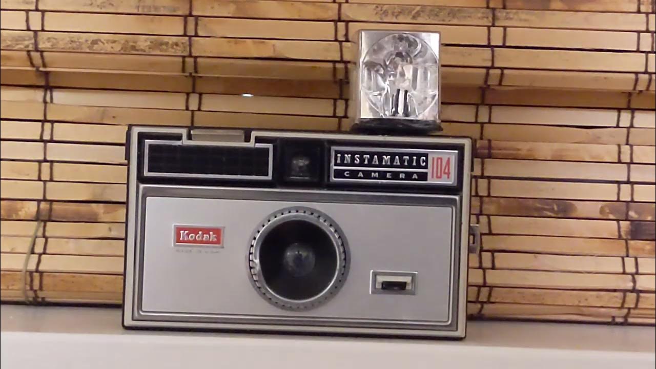 Kodak Instamatic 104 with LED Flashing Flashcube 20230527 YouTube