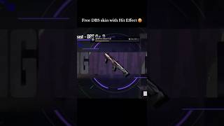 Got free DBS skin With hit Effect 😍 #bgmi #freeskin #mythic #gunskin
