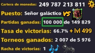 🎶 100.000 GAMES WON + 🆙 LEVEL 499 en Berlin Platz 🇩🇪 Vs La casa الدار 🇰🇼 starring REVERSE DENIAL ❤️🎱 screenshot 5