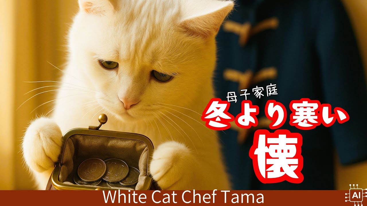 【タマのごはん処】凍える子猫！母子家庭のママ猫は冬を乗り切れるか？