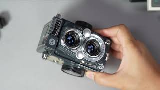 Review máy ảnh phim cổ Yashica 44 LM - TLR vintage camera 127 4x4
