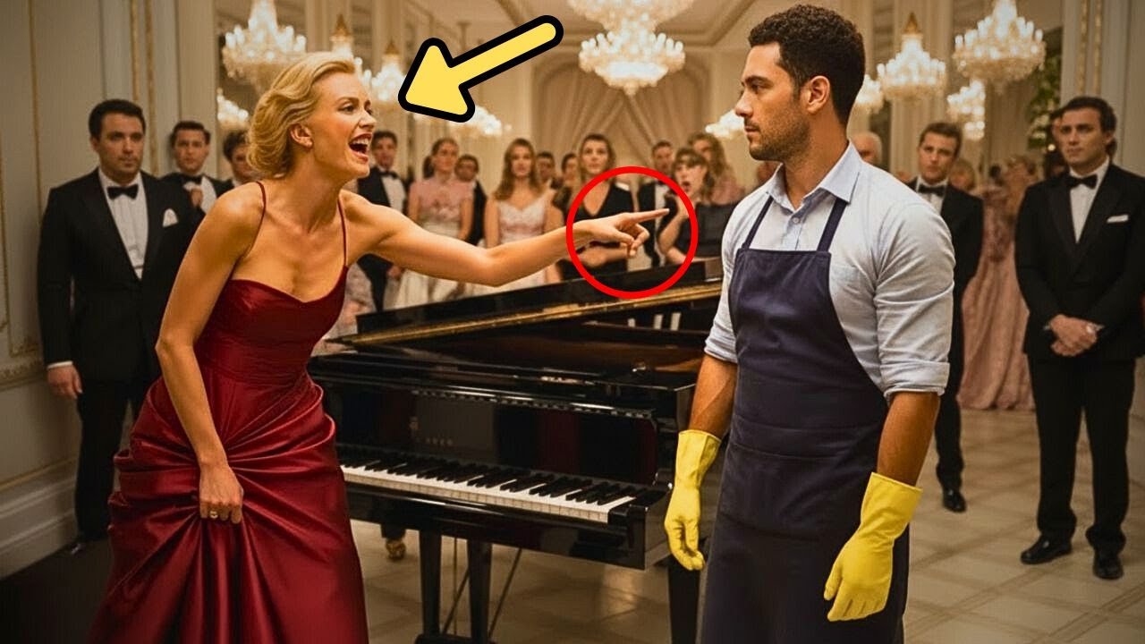 «SE SUONI QUESTO PIANOFORTE, TI SPOSO!» — rise la MILIONARIA… ma il FATTORINO suonò da GENIO!