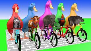 5 Giant Duck, Monkey, Piglet, chicken, dog, cat, cow, Sheep, Transfiguration funny animal 2023