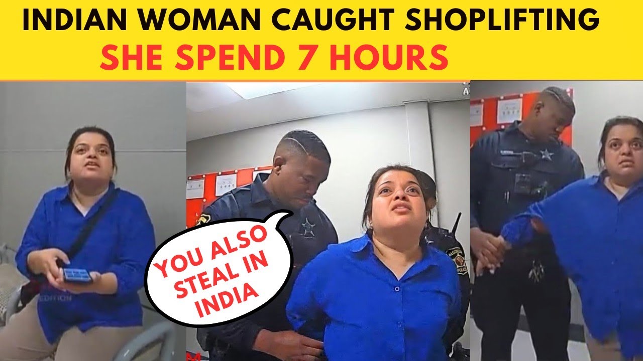Indian Woman Caught Shoplifting In US Target Store | She Spend 7 Hours ...