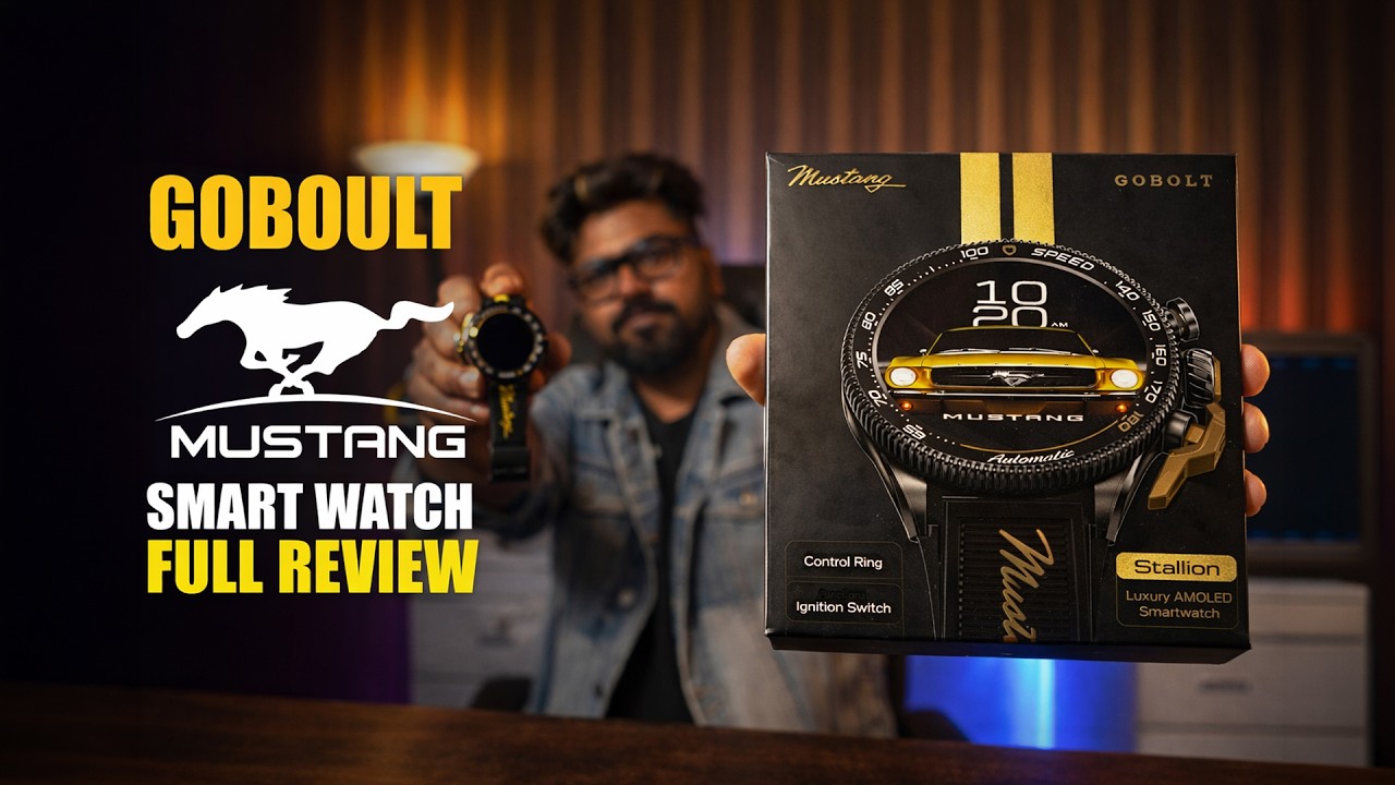 goBoult Mustang Smart Watch | First Impression & Review 🔥 