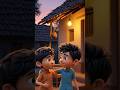"Gaon, cycle aur bachpan ki dosti...❤️ | Sacchi dosti....#ai #shorts