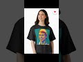Energetic WPAP Portrait with Yellow Cap Boxy T-Shirt#centralcee#christmasgift #boxytshirt#wpapdesign