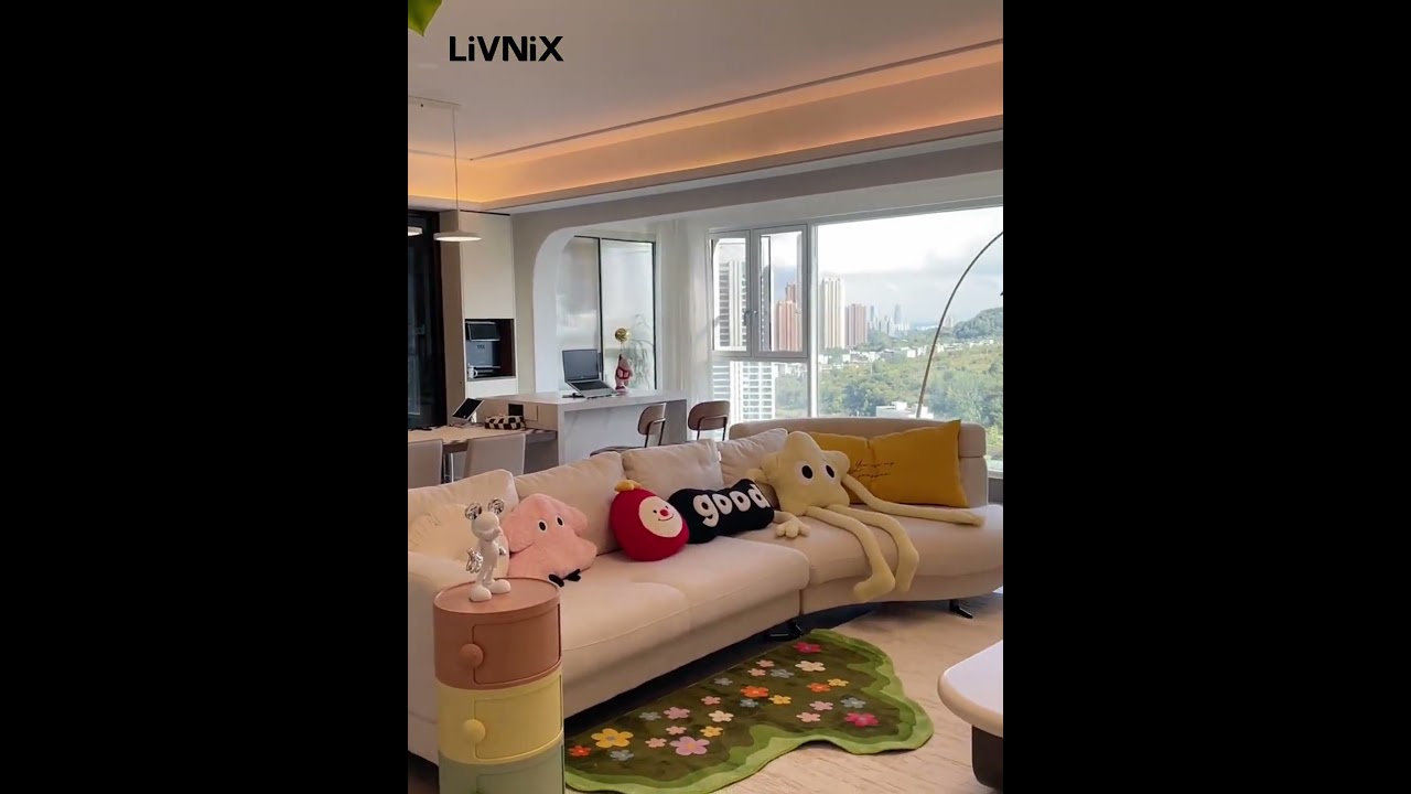 Beige Sofa & Accent Chair | Sweet Cozy Living Room | LiVNiX
