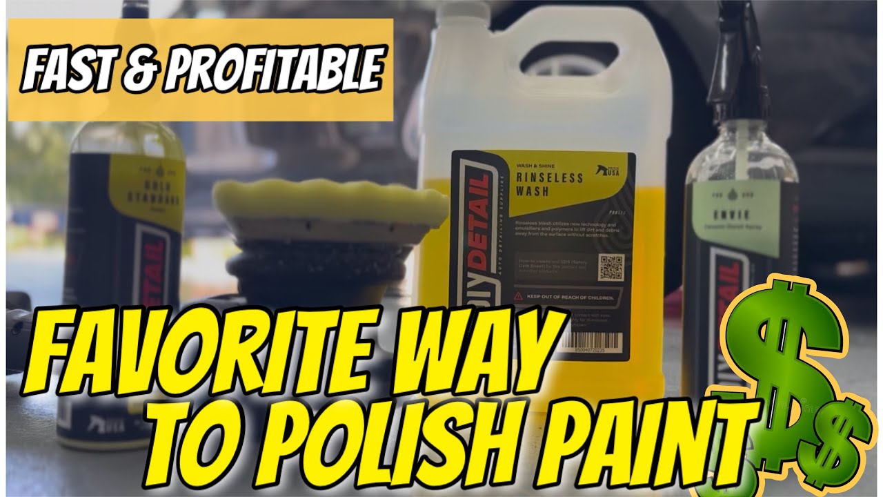 Fast & Profitable: My NEW Favorite Way To Polish Paint w/ 